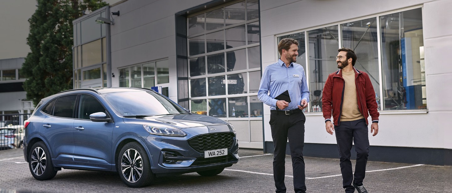 Transformer son estimation de voiture en offre d'achat ferme — réseau d'experts agréés Ford Reprise